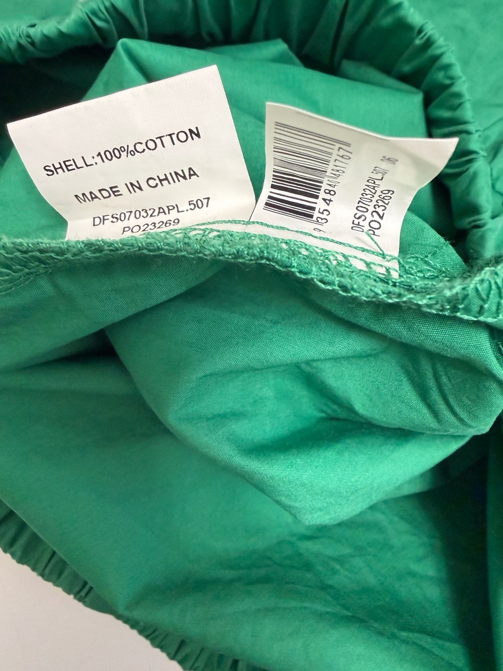 DISSH Maxie 2 pc Set Shirt and Shorts Cotton Poplin Green Size XS - Picture 12 of 14